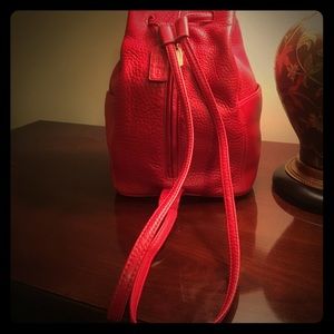 Vintage Coach leather backpack